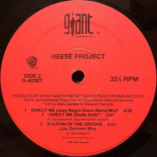 REESE PROJECT // DIRECT ME (5VER) / STATION OF THE GROOVE