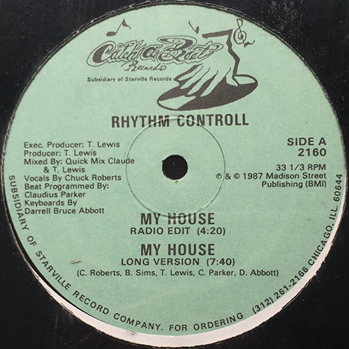 RHYTHM CONTROLL // MY HOUSE (7:40/4:20) / DUB / ACAPELLA (9:14)