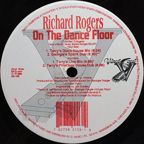 RICHARD ROGERS // ON THE DANCEFLOOR (4VER)