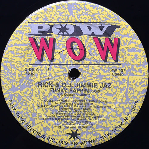 RICK & D.J. JIMMIE JAZ // FUNKY RAPPIN' (3VER)