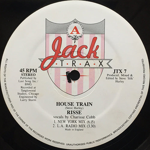 RISSE // HOUSE TRAIN (4VER)