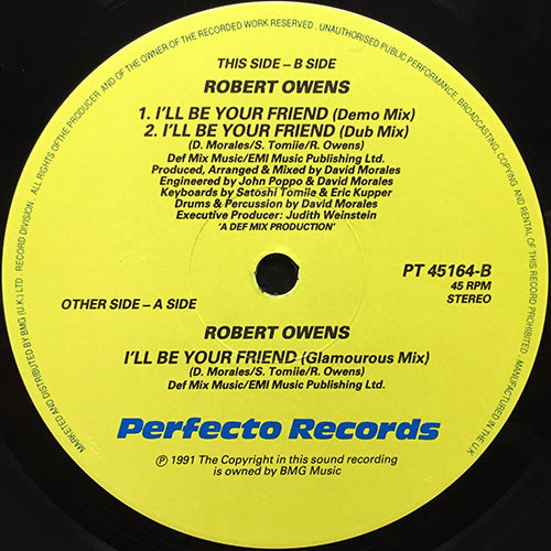 ROBERT OWENS // I'LL BE YOUR FRIEND (GLAMOURLOUS MIX) (3VER)