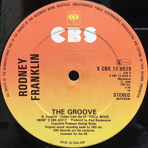 RODNEY FRANKLIN // THE GROOVE (4:48) / GOD BLESS THE BLUES (3:01)