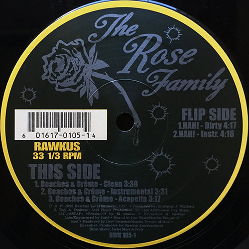 ROSE FAMILY // BEACHES & CREME (3VER) / HAH! (2VER)