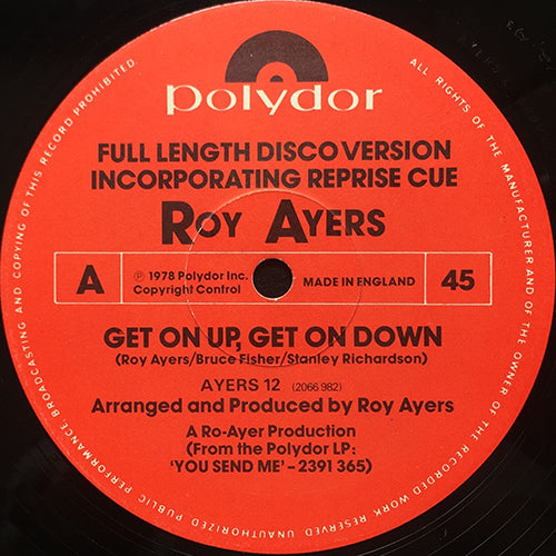 ROY AYERS // GET ON UP, GET ON DOWN / AND DON'T YOU SAY NO