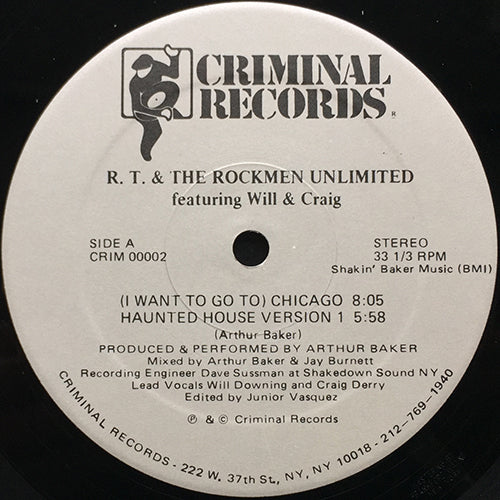 R.T. & THE ROCKMEN UNLIMITED // (I WANT TO GO TO) CHICAGO (5VER)