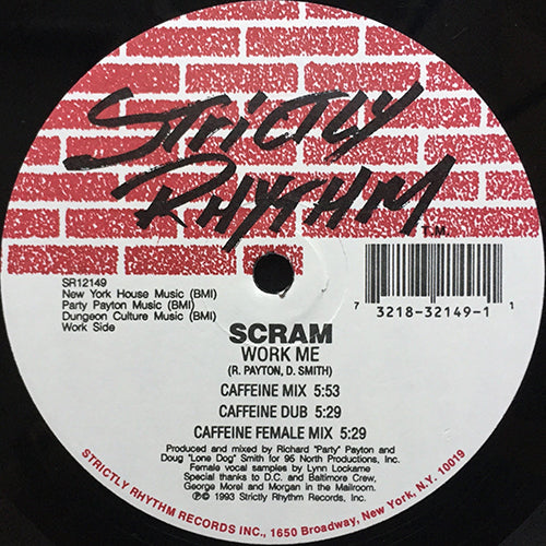 SCRAM // JUMP & SING (2VER) / WORK ME (3VER)