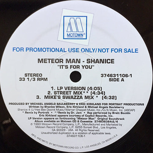 SHANICE / BIG HAT RAY RAY // IT'S FOR YOU (5VER) / AIN'T NOBODY BAD LIKE METEOR MAN