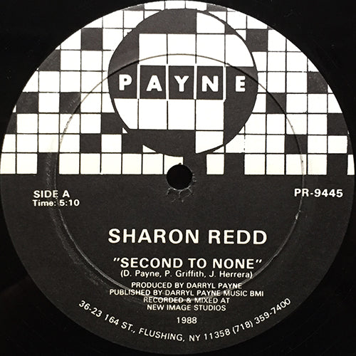 SHARON REDD // SECOND TO NONE (5:10) / (INSTRUMENTAL DUB) (5:02)