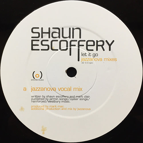 SHAUN ESCOFFERY // LET IT GO (JAZZANOVA MIXES) (2VER)