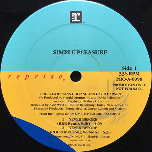 SIMPLE PLEASURE // NEVER BEFORE (4VER)
