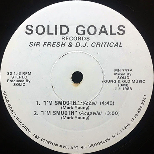 39mSmoothA2-ISir Fresh & D.J. Critical - I'm Smooth