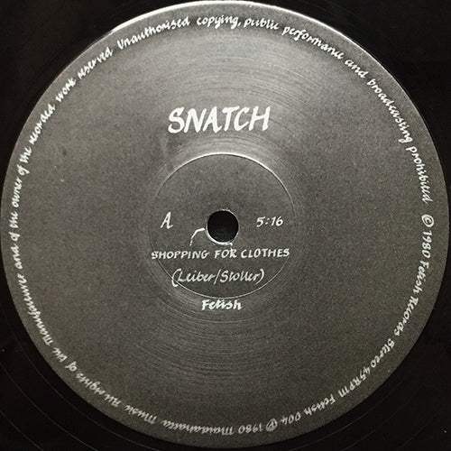 SNATCH // SHOPPING FOR CLOTHES (5:16) / JOEY (3:12) / RED ARMY (4:49)