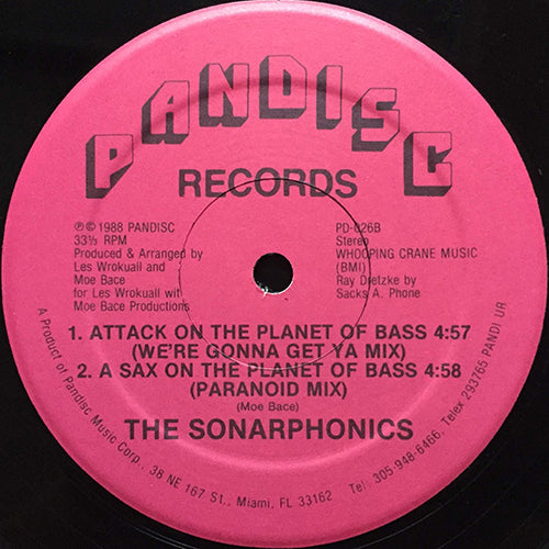 SONARPHONICS // ATTACK ON THE PLANET OF BASS / BONUS BASS / WE'RE GONNA GET YA MIX / A SAX ON THE PLANET BASS