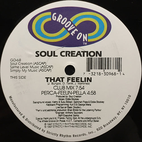 SOUL CREATION feat. EDDIE STOCKLEY // THAT FEELIN' (4VER)