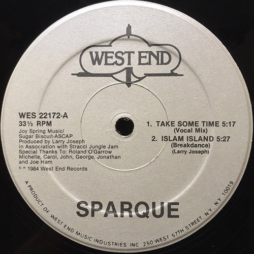 SPARQUE // TAKE SOME TIME (3VER) / ISLAM ISLAND (5:27)