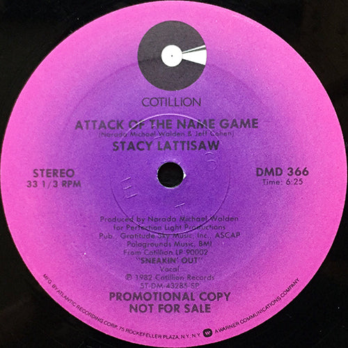 STACY LATTISAW // ATTACK OF THE NAME GAME (6:24)