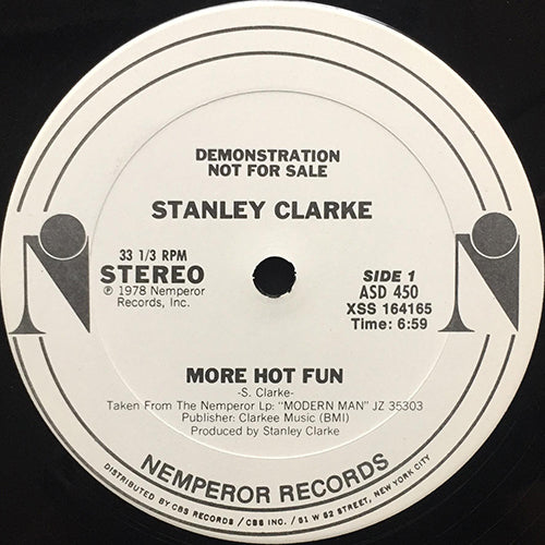 STANLEY CLARKE // MORE HOT FUN (6:59) / SLOW DANCE (6:22)