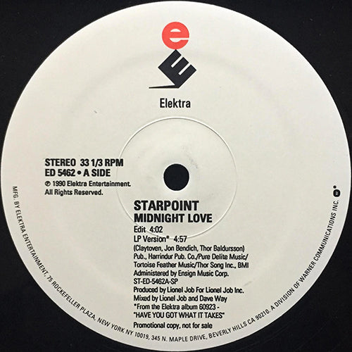 STARPOINT // MIDNIGHT LOVE (4:02/4:56) / INST (4:55)