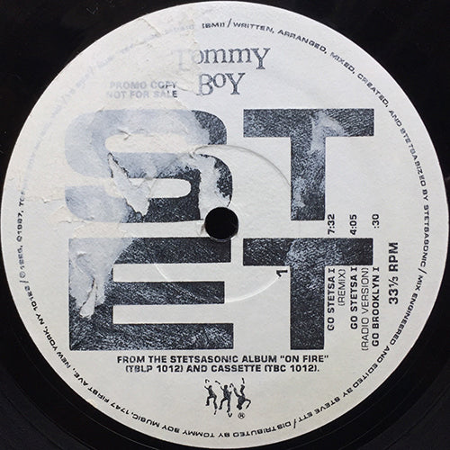 STETSASONIC // GO STETSA I (2VER) / GO BROOKLYN I / ON FIRE