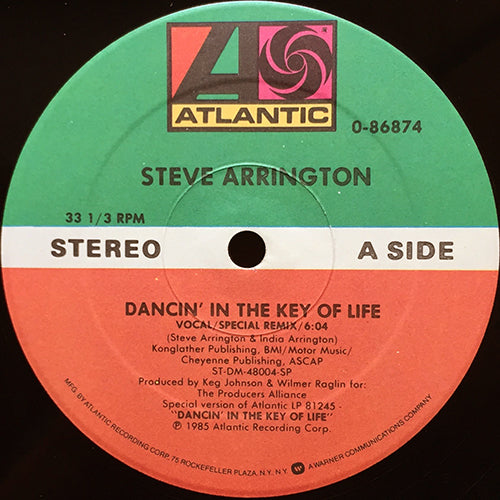 STEVE ARRINGTON // DANCIN' IN THE KEY OF LIFE (6:04) / INST (5:08)