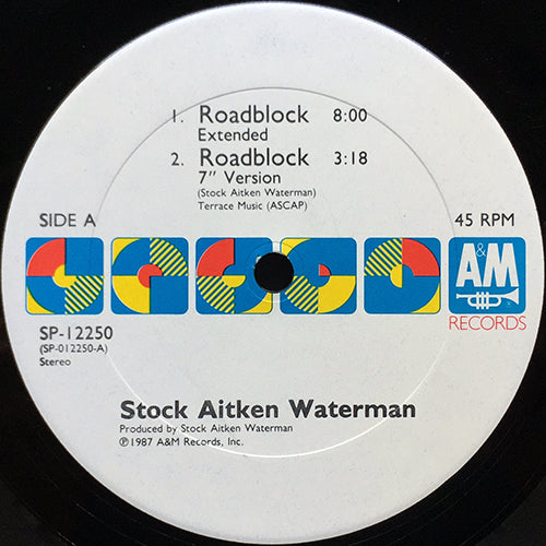 STOCK AITKEN WATERMAN // ROADBLOCK (4VER)