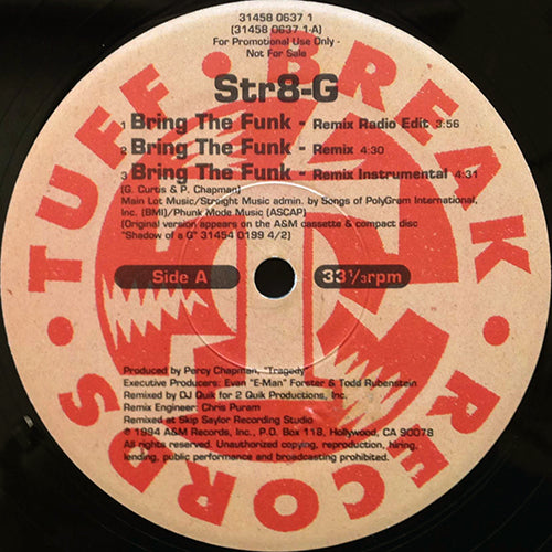 STR8-G // BRING THE FUNK (4VER) / PUSSY TODAY