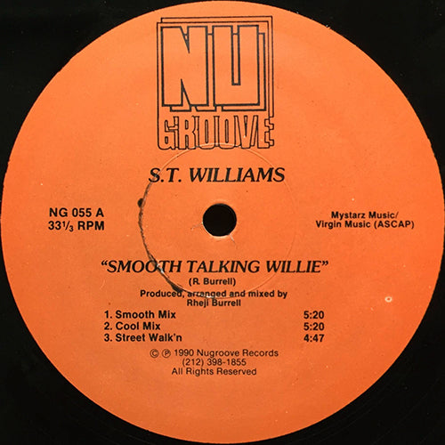 S.T. WILLIAMS // SMOOTH TALKING WILLIE (6VER)