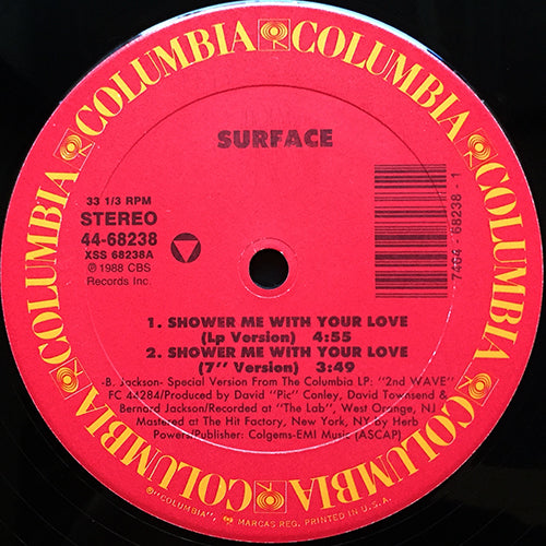 SURFACE // SHOWER ME WITH YOUR LOVE (4:55/3:49) / INST (4:24)