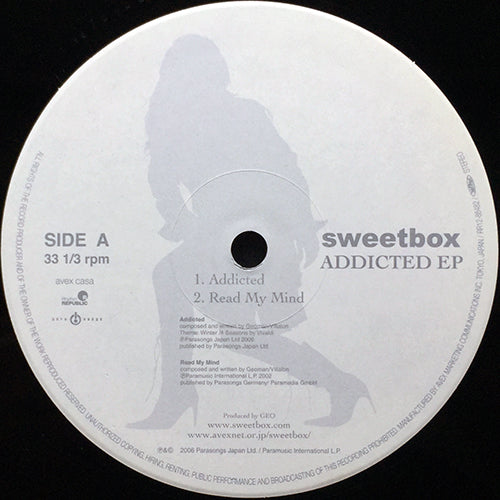 SWEETBOX // ADDICTED (EP) inc. READ MY MIND / EVERYTHING'S GONNA BE ALRIGHT (2VER)