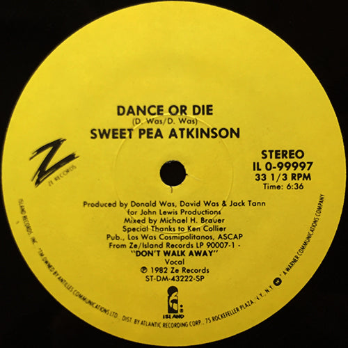 SWEET PEA ATKINSON // DANCE OR DIE (6:36/4:06)