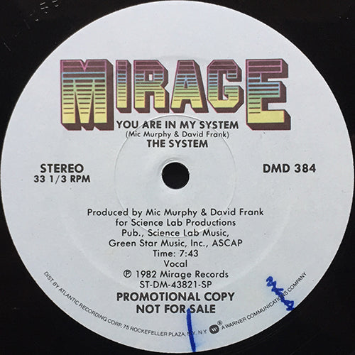 SYSTEM // YOU ARE IN MY SYSTEM (7:43) – next records japan