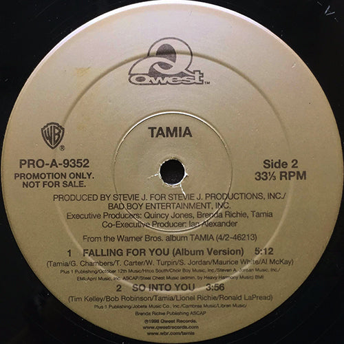 TAMIA // SO INTO YOU (3VER) / FALLING FOR YOU (5:12) – next records japan