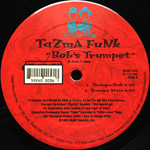 TAZMA FUNK // BOB'S TRUMPET (2VER) / DEVASTATION (2VER)