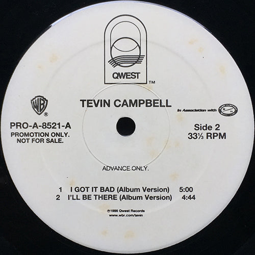 TEVIN CAMPBELL // I GOT IT BAD (4VER) / I'LL BE THERE