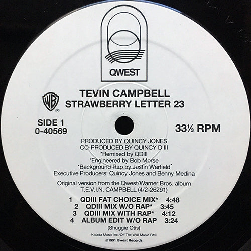 TEVIN CAMPBELL // STRAWBERRY LETTER 23 (8VER)