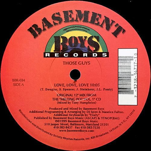 THOSE GUYS // LOVE, LOVE, LOVE (10:05) / SIERRA LEONE (9:37)