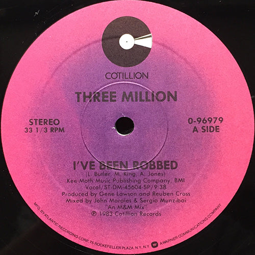 THREE MILLION // I'VE BEEN ROBBED (9:38) / INST (5:55)