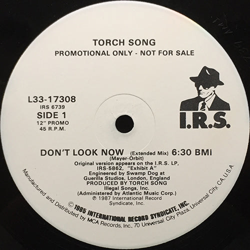 TORCH SONG // DON'T LOOK NOW (6:30) / CAN'T FIND MY WAY HOME (5:40) / MOTHDDOM ECSTACY (7:25)