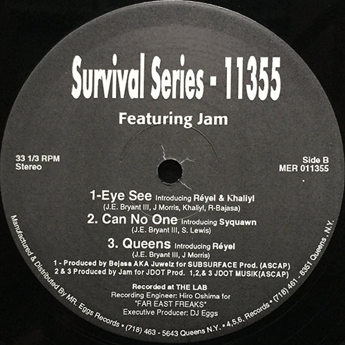 TRYBAL-MEN / JAM // SURVIVAL SERIES - 11355 (EP) inc. DOWN LIKE THAT / WATCH ME BLOW / MONEY TO MAKE / EYE SEE / CAN NO ONE / QUEENS