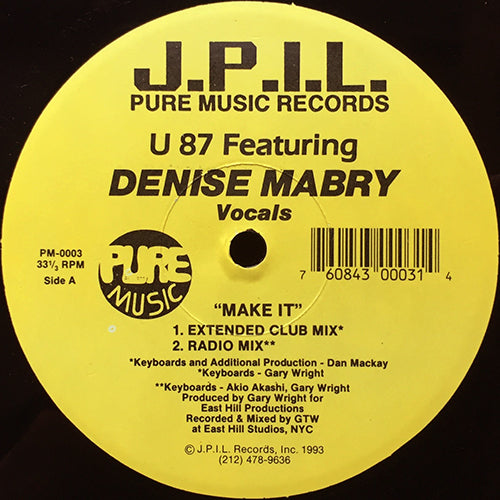 U 87 feat. DENISE MABRY // MAKE IT (4VER)