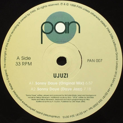 UJUZI // SONNY DAYE (5VER) / 1200 MOVES LEFT / BEAT 2 / UFOS