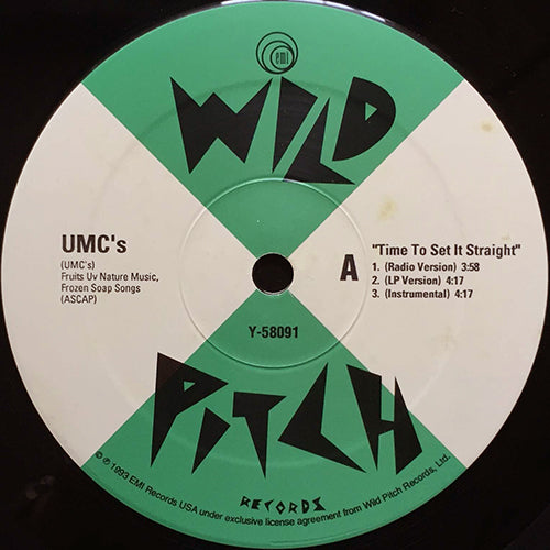 UMC'S // TIME TO SET IT STRAIGHT (3VER) / ILL DEMONIC CLIQUE (2VER)