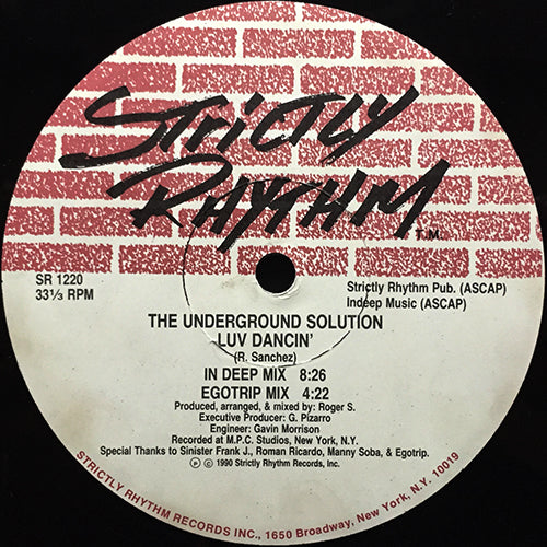 UNDERGROUND SOLUTION // LUV DANCIN' (2VER) / DEEP IN MY MIND / AFTERTHOUGHT