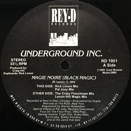 UNDERGROUND INC. // MAGIE NOIRE (BLACK MAGIC) (4VER)