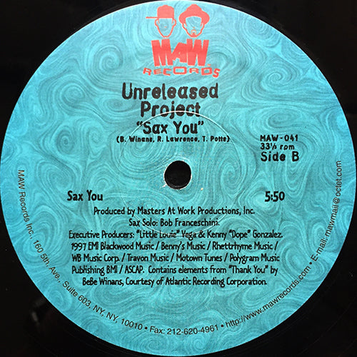 UNRELEASED PROJECT (BLACK MASSES / BE BE WINANS) // WONDERFUL PERSON (REMIX) (2VER) / SAX YOU