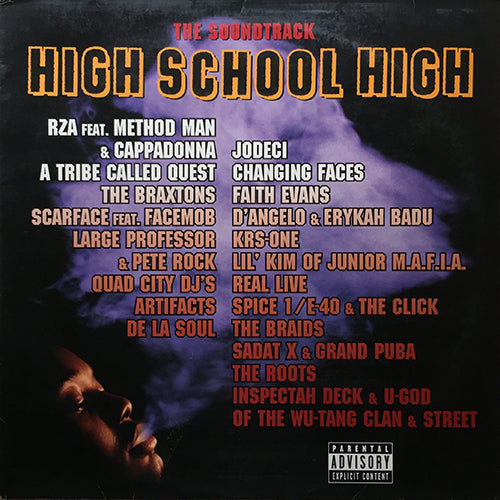 V.A. (PETE ROCK & LARGE PROFESSOR / INSPECTAH DEK, U-GOD & STREET / KRS-ONE / E-40, SPICE 1 & THE CLICK) // HIGH SCHOOL HIGH (O.S.T.) (LP) inc.