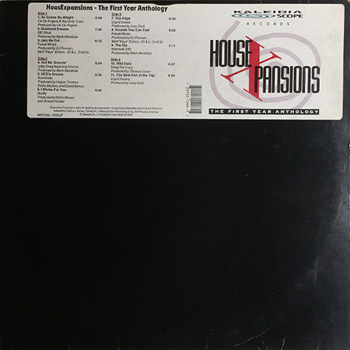 V.A. (CE CE ROGERS / 280 WEST / FUTURE MINDS / UNITY DEEP / WORMHOLE / MUDFLY / LIQUID VARIETY / INTERSTATE 280 / DEEP FOR YOUU) // HOUSEXPANSIONS (THE FIRST YEAR ANTHOLOGY) (LP) inc.