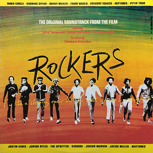 V.A. (INNER CIRCLE / MAYTONES / JUNIOR MURVIN / HEPTONES / PETER TOSH / JACOB MILLER / JUNIOR BYLES / BUNNY WAILER / GREGORY ISAACS / UPSETTERS / KIDDUS I / BURNING SPEAR / THIRD WORLD / JUSTIN HINDS & DOMINOES) // ROCKERS (O.S.T.) (LP) inc.