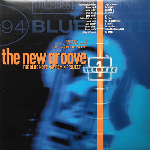 V.A. (HORACE SILVER / NOEL POINTER / GENE HARRIS / BOBBY HUTCHERSON / DONALD BYRD / CANNONBALL ADDERLEY / LONNIE SMITH / RONNIE FOSTER / RONNIE LAWS / GRANT GREEN / JACKY TERRASSON) // THE NEW GROOVE (THE BLUE NOTE REMIX PROJECT) (LP) inc.